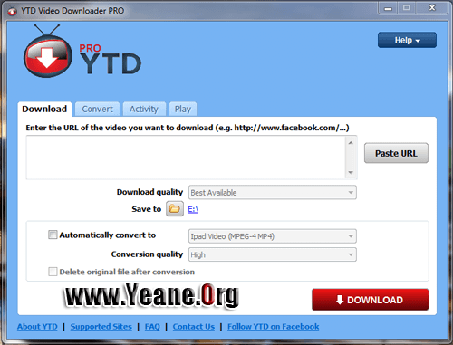 YTD Video Downloader free